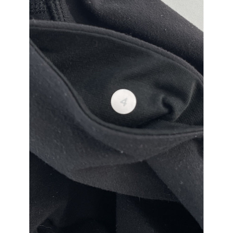 Womens Lululemon Black Nulu High Rise Align Cropped Yoga Leggings Capris SIZE 4