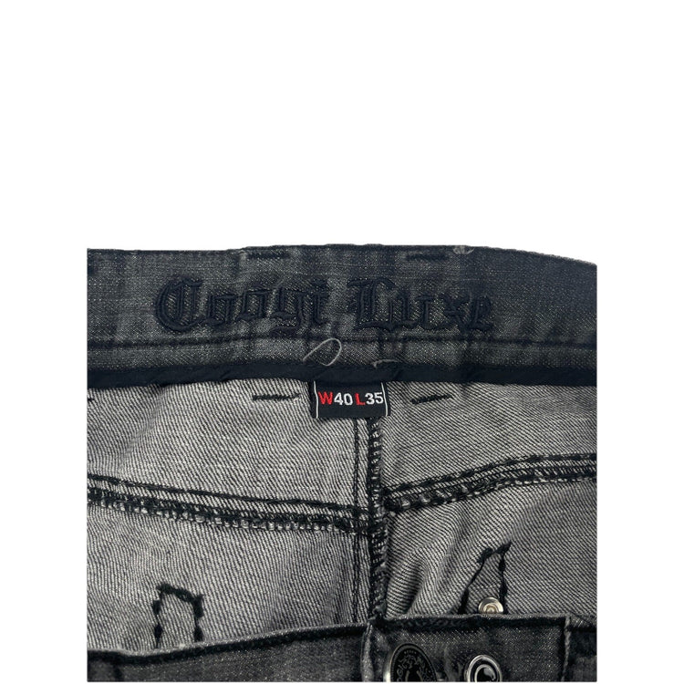 Coogi Luxe Black Jeans Mens 40x35