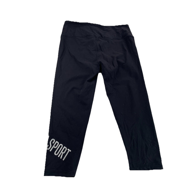 Womens Victoria Secret Black Sport Leggings Size L