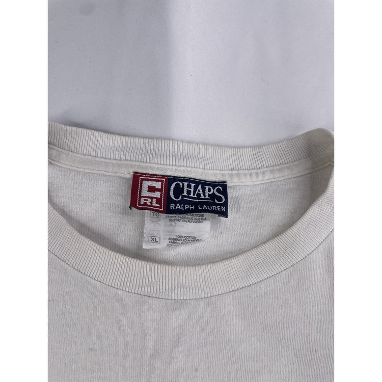 Chaps Ralph Lauren Vintage Shirt Mens Xl White