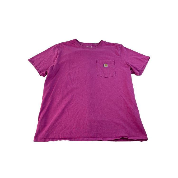 Mens Carhartt Hot Pink Loose Fit Pocket T-Shirt Size 2X