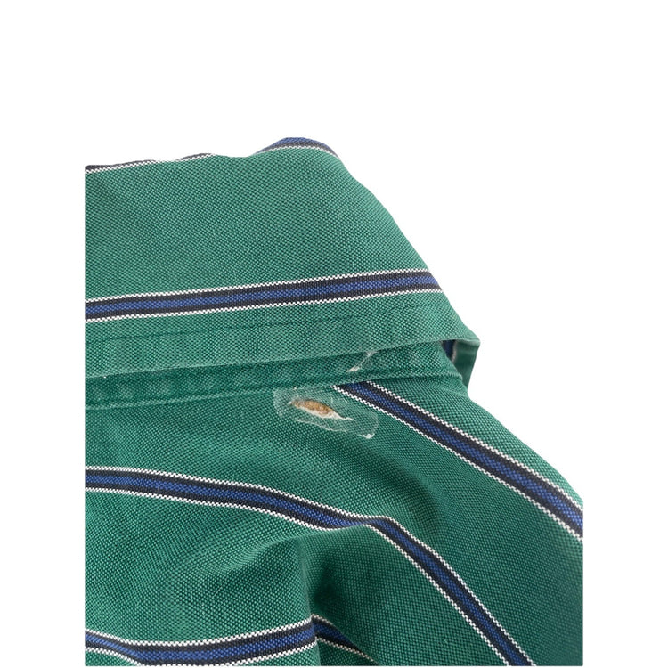 Mens Ralph Lauren Multicolor Striped Embroidered Logo LongSleeve Shirt Size Xl