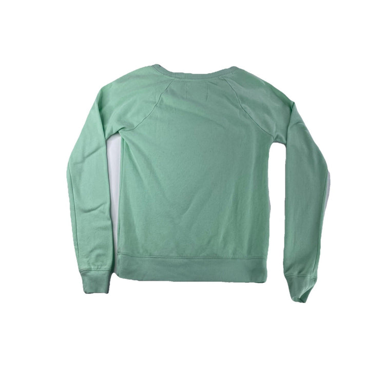 Womens Victoria’s Secret Mint Green ‘ANGEL’ Crewneck Sweater Size XS
