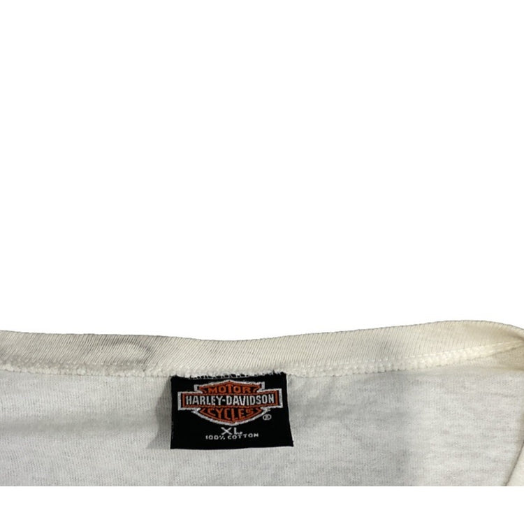 Mens Harley Davidson Motorcycle White Las Vegas Nevada Longsleeve Shirt Size Xl