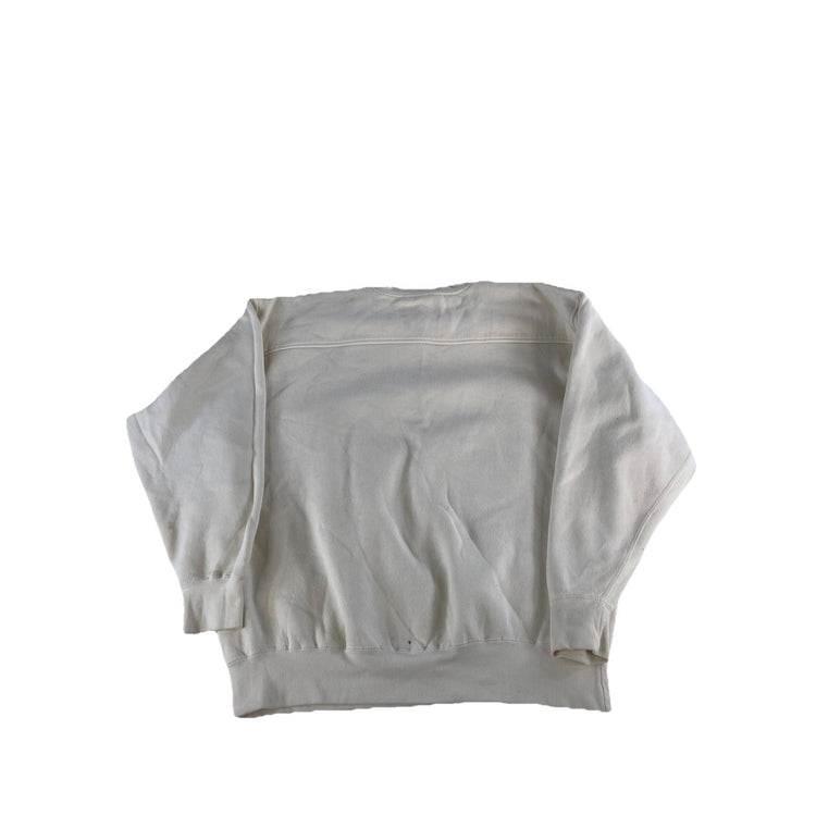 Mens Vintage Galt Sand Sun Valley Idaho White Crewneck Sweater Size Large