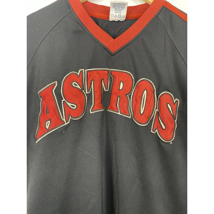 Vtg Houston Astros Jersey Brick Red Sz Large Throwback