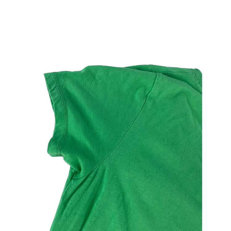 Womens Abercrombie & Fitch Green V-Neck Pocket T-Shirt Size XS