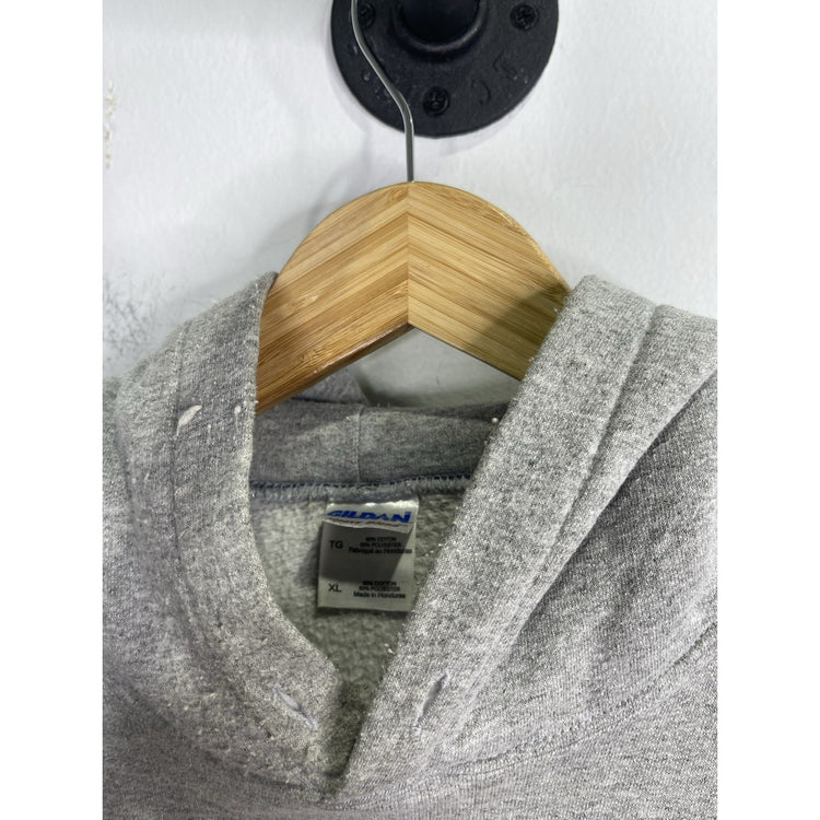 Men’s Gray Vintage 2000s Black Diamond Harley Davidson Hoodie Sz XL