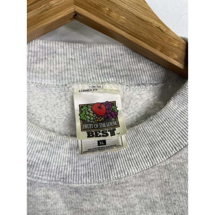 Gray Tommy Hilfiger Athletics Sweatshirt Embroidered Logo Pullover Men’s Size XL