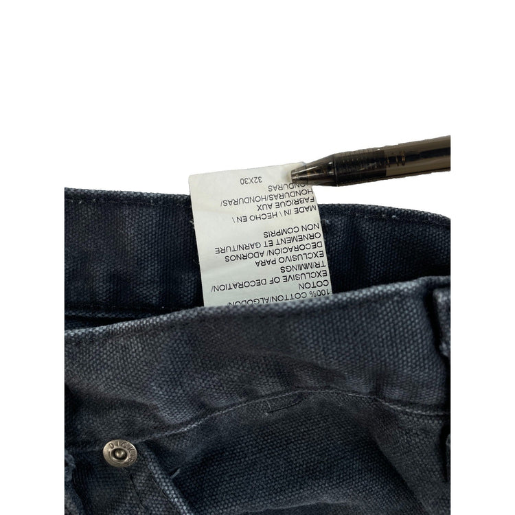 Men's Dickies Carpenter Pants Black Work Wear Size 32x30