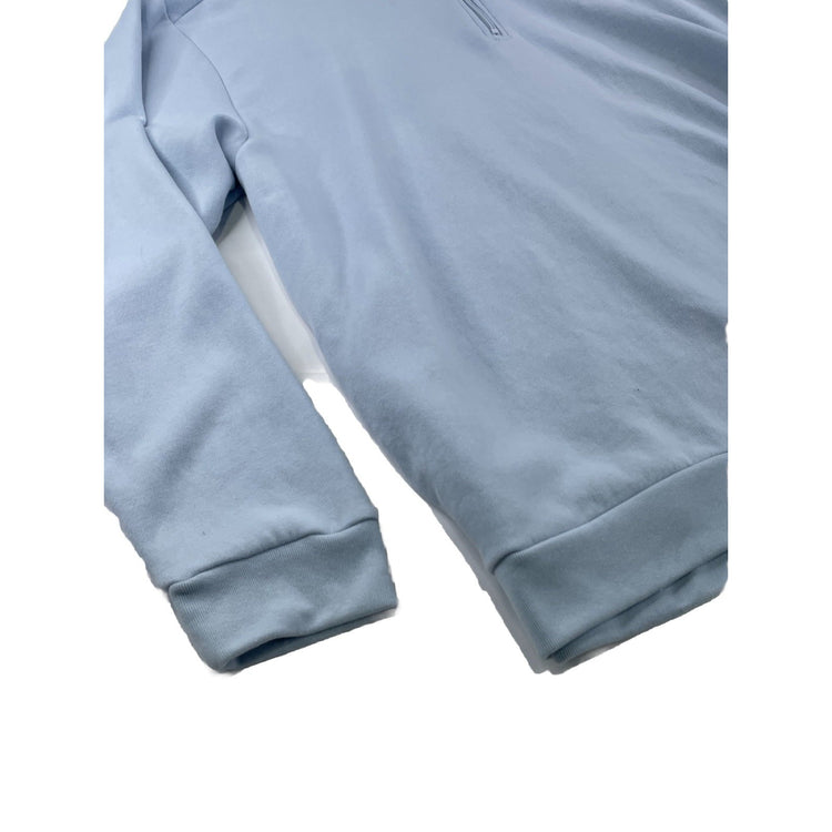 Womens Victoria’s Secret PINK Light Blue Quarter Zip Sweater Size 2XL