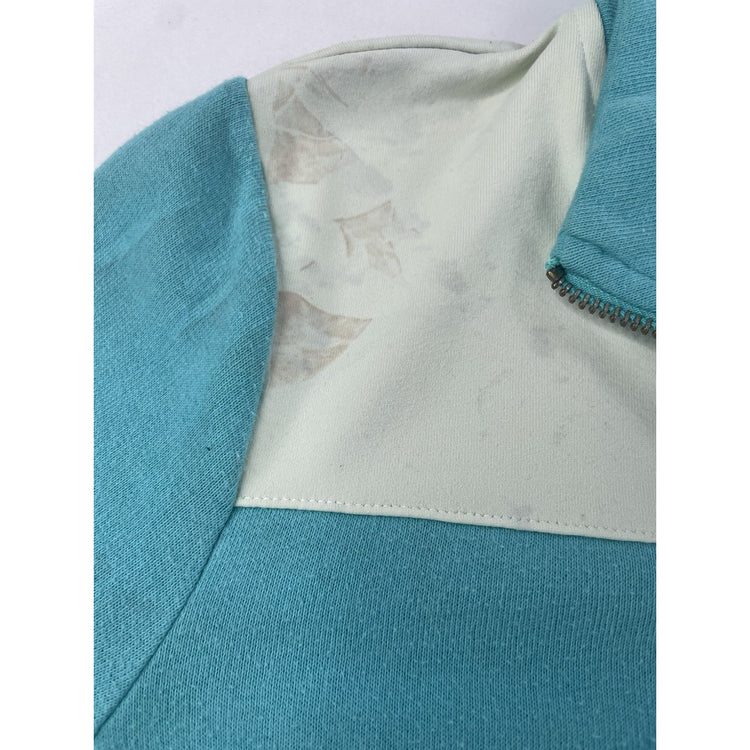 Womens Victoria’s Secret PINK Blue Quarter Zip Jacket Size Small