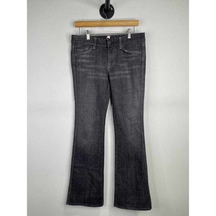 Women’s 7 for all mankind Black Denim Jeans ‘A’ Pocket Size 30