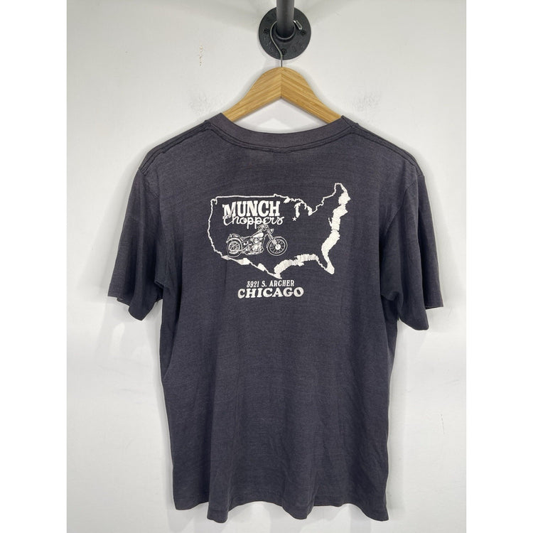 Rare Vintage 3D Emblem Harley Davidson Eagle Black T-Shirt M/L