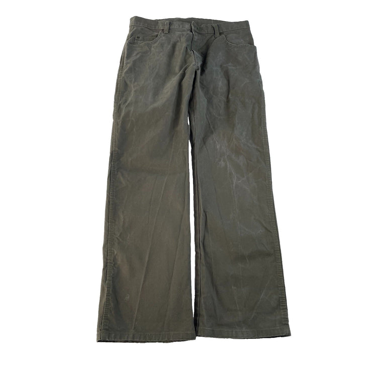 Men's Genuine Dickies Carpenter Pants Olive Green Work Wear Size 32x30