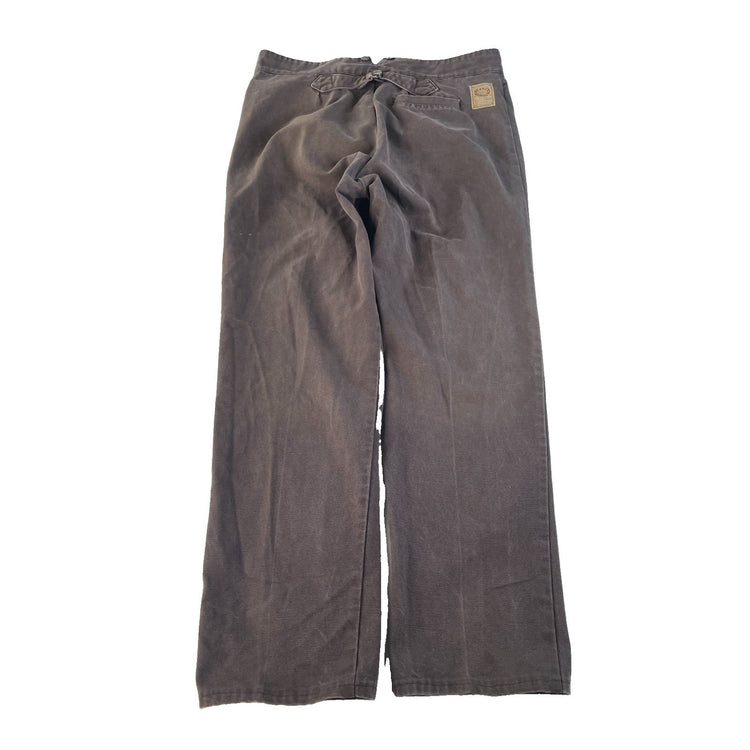 Mens True Western Outfitters Brown Denim Jeans 40X33