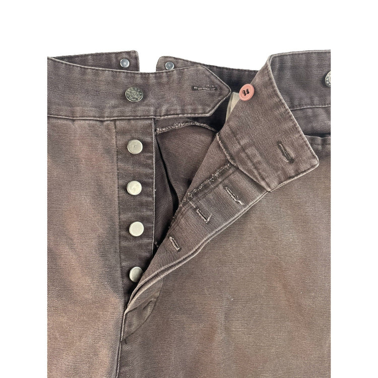 Mens True Western Outfitters Brown Denim Jeans 40X33