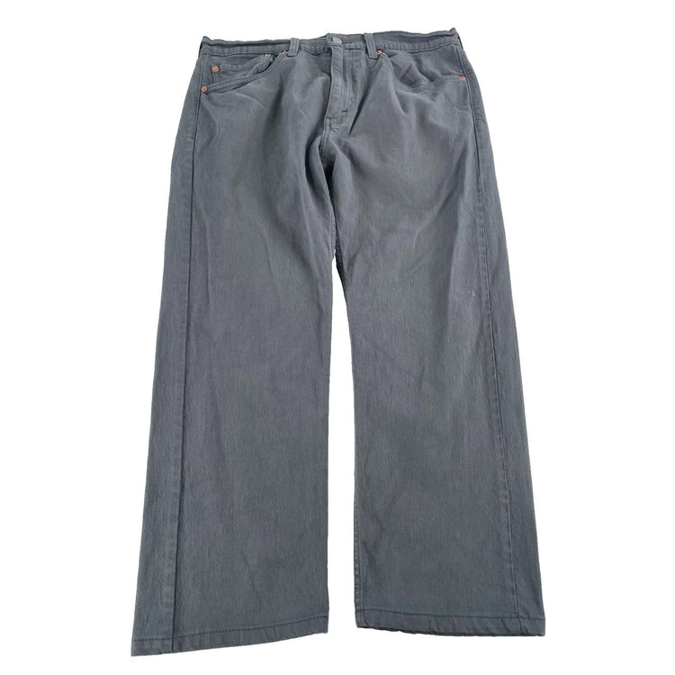 Mens Levi’s 505 Gray Denim Jeans Size 34