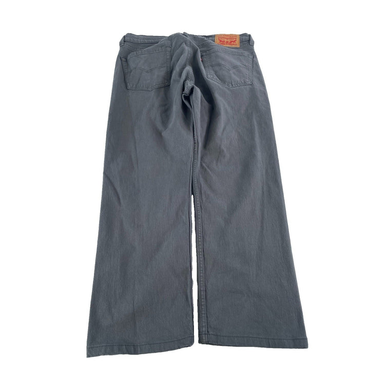 Mens Levi’s 505 Gray Denim Jeans Size 34
