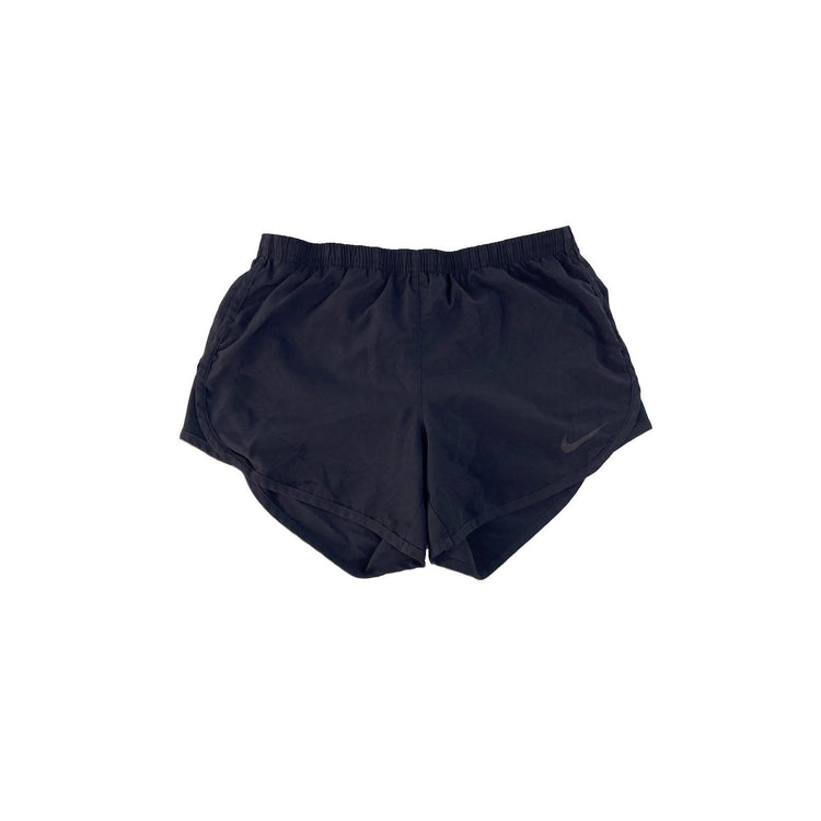 Womens NIke Dri-Fit Solid Black Athletics Shorts Size XS