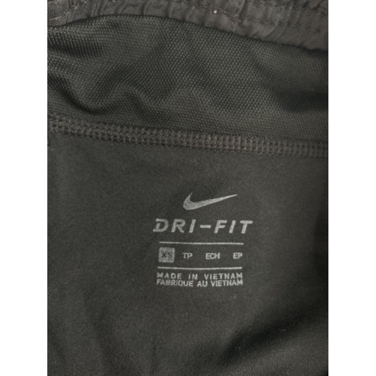 Womens NIke Dri-Fit Solid Black Athletics Shorts Size XS