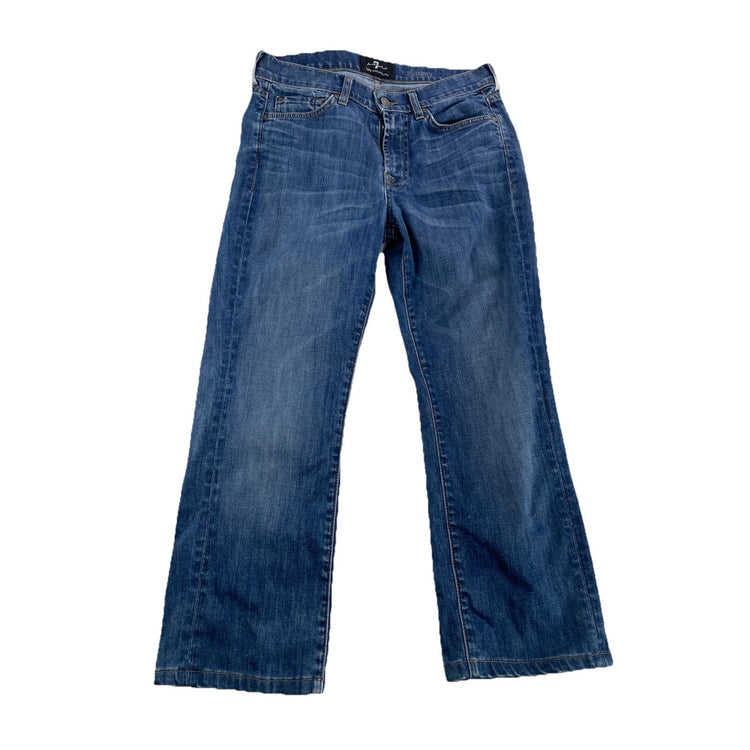 Mens 7 For All ManKind Slimmy Blue Jeans Size 28