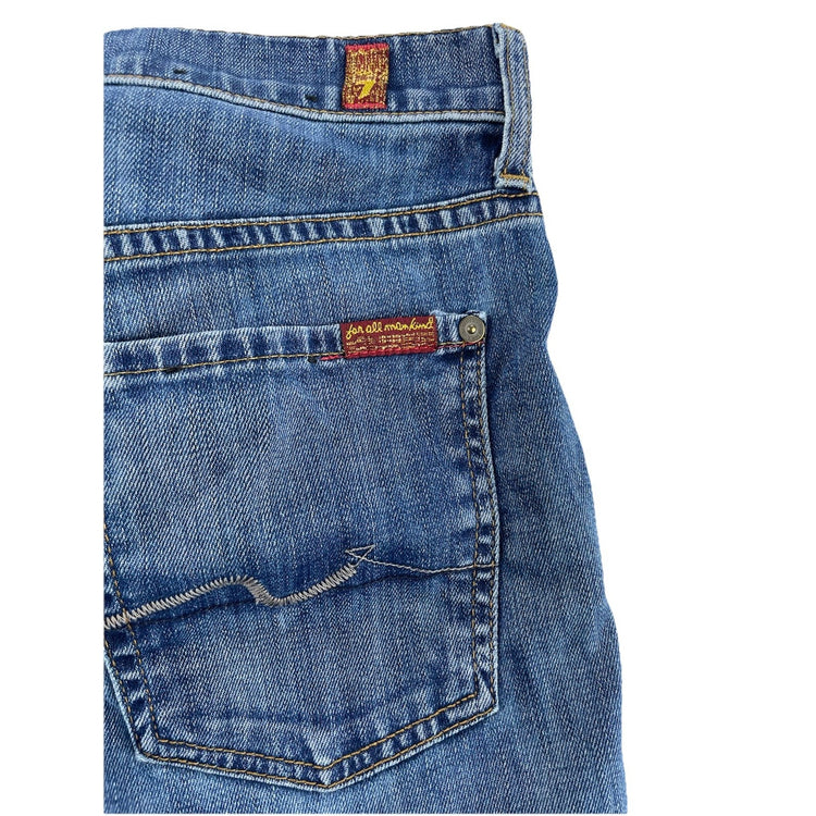 Mens 7 For All ManKind Slimmy Blue Jeans Size 28