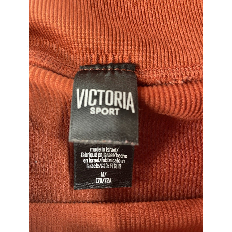 Womens Victoria Sport Orange Seamless Leggings Size Medium