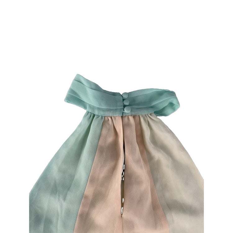 Womens Victoria's Secret Pastel Colorblock Chiffon Dress Size XS