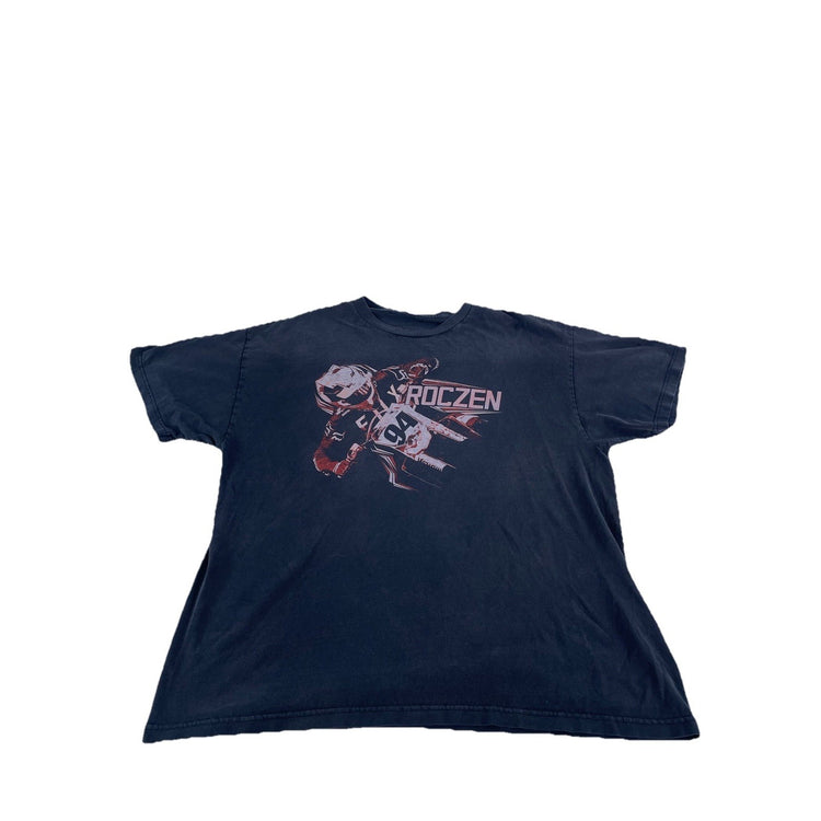 Mens Vintage Wash Ken Roczen Black T Shirt Size 2XL