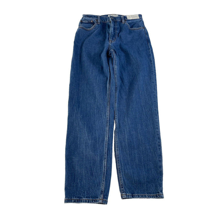 Womens Abercrombie & Fitch Blue High Rise Mom Jeans Size 27/4