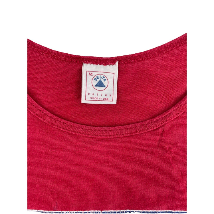 Mens Vintage Red Denver Nuggets Graphic Tank Top Size Medium