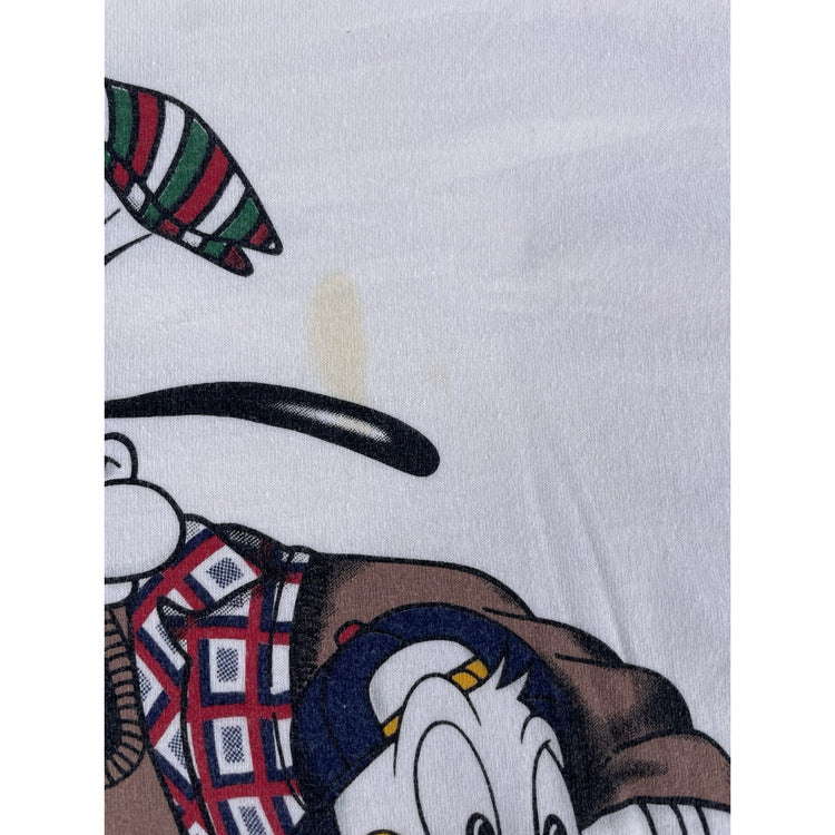Mens Vintage 1990s Jerry Leigh Walt Disney White Graphic T Shirt Size OSFA