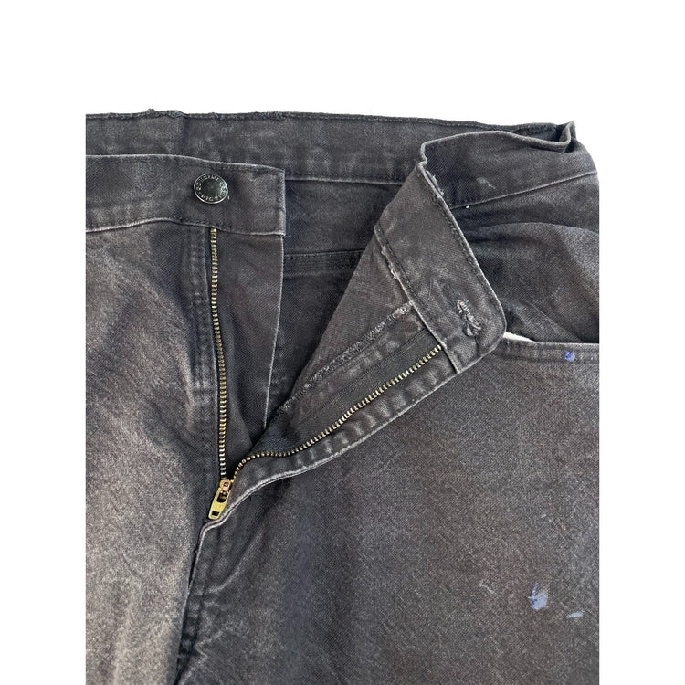 Men's Dickies Carpenter Pants Black Denim Jeans Size 32x32