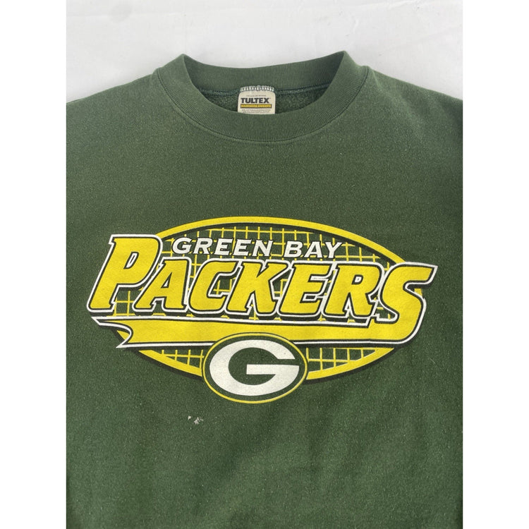 Mens Vintage Tultex Green Bay Packers Crewneck Sweatshirt Size Xl