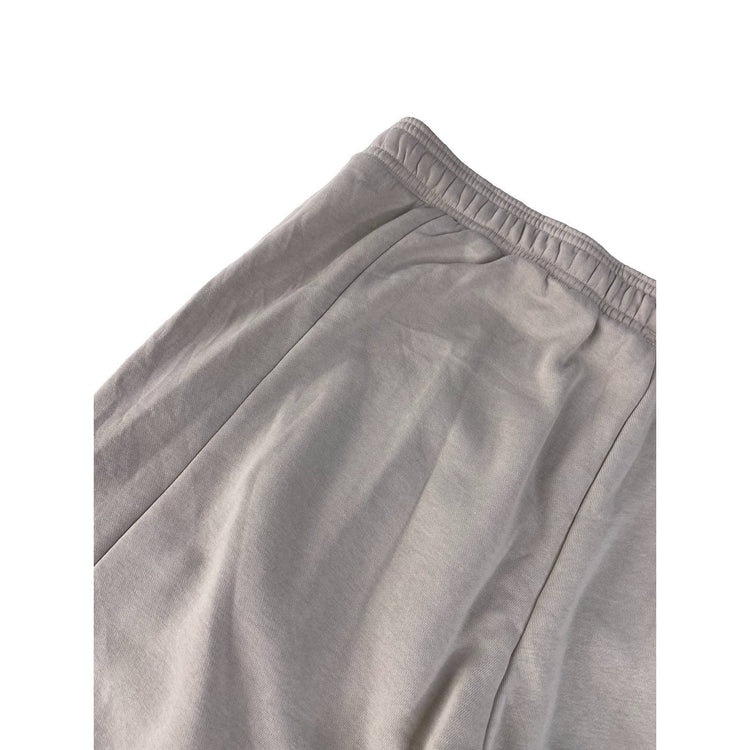 Mens Adidas Cream Off White Speckled Logo Fleece Cuff Gym Track Pants Size XL