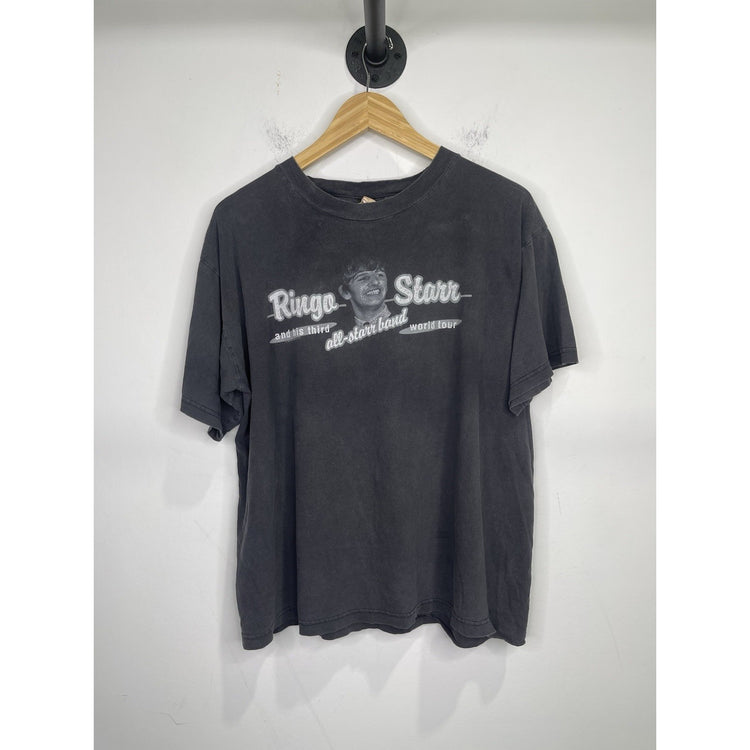 RINGO STARR Third All-Star Band World Tour Vintage Beatles 1995 Black T-Shirt XL