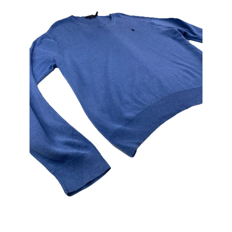 Mens Polo Ralph Lauren Size Large Light Blue V Neck Sweater