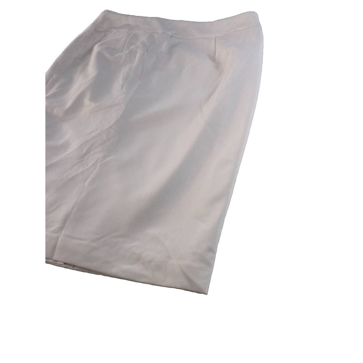Women's Calvin Klein White Pencil Skirt Size 4