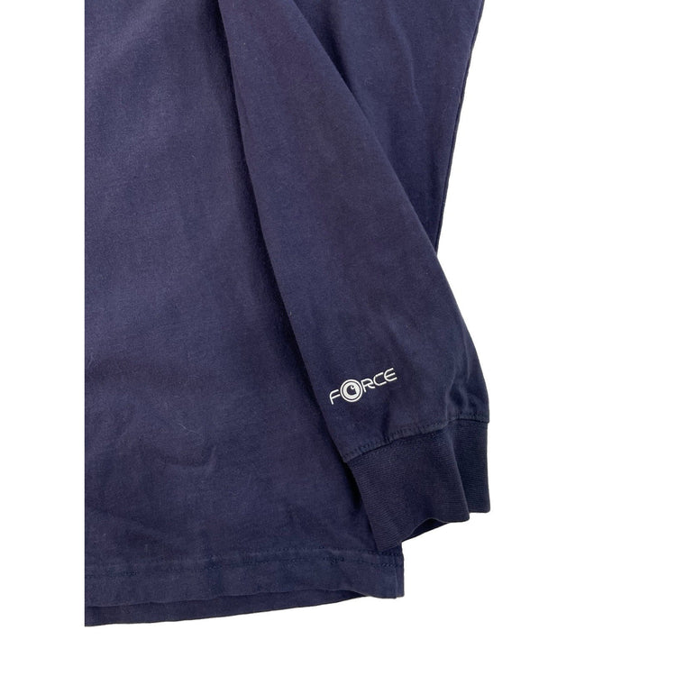 Men's Carhartt FR Force Loose Fit Long Sleeve Pocket T-Shirt Navy Size L