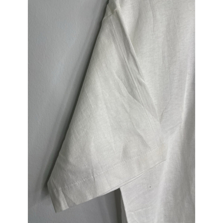 Men’s White Graphic Design Discovery Rat Race Facility T Shirt Sz L