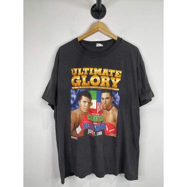 Vintage Chavez vs De La Hoya t shirt boxing t shirt 1996 size XL