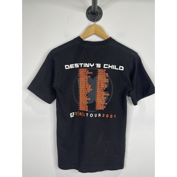 VINTAGE DESTINY'S CHILD TRL TOUR Child's 2001 Black T-shirt Sz SMALL (36)
