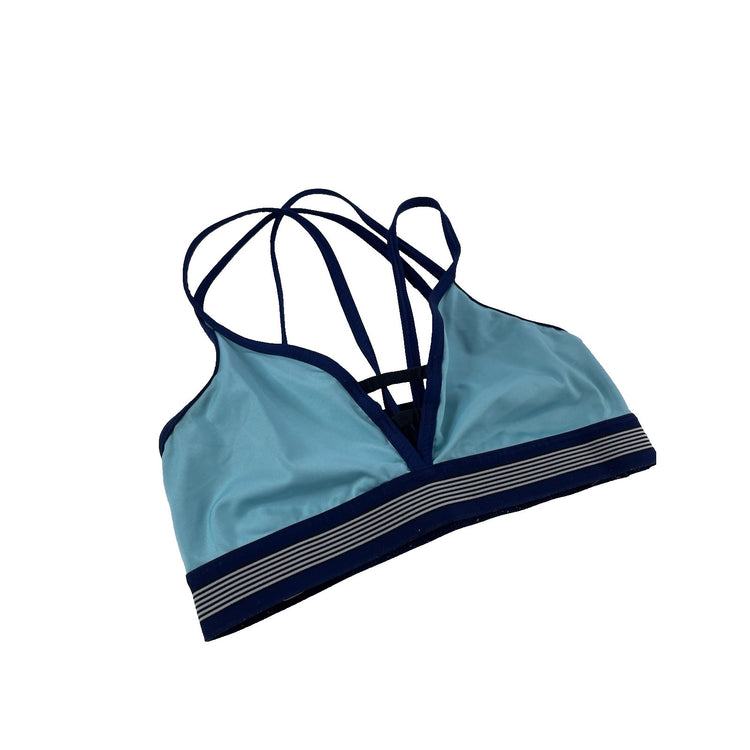 Womens VSX Sport Blue Sports Bra Size Small
