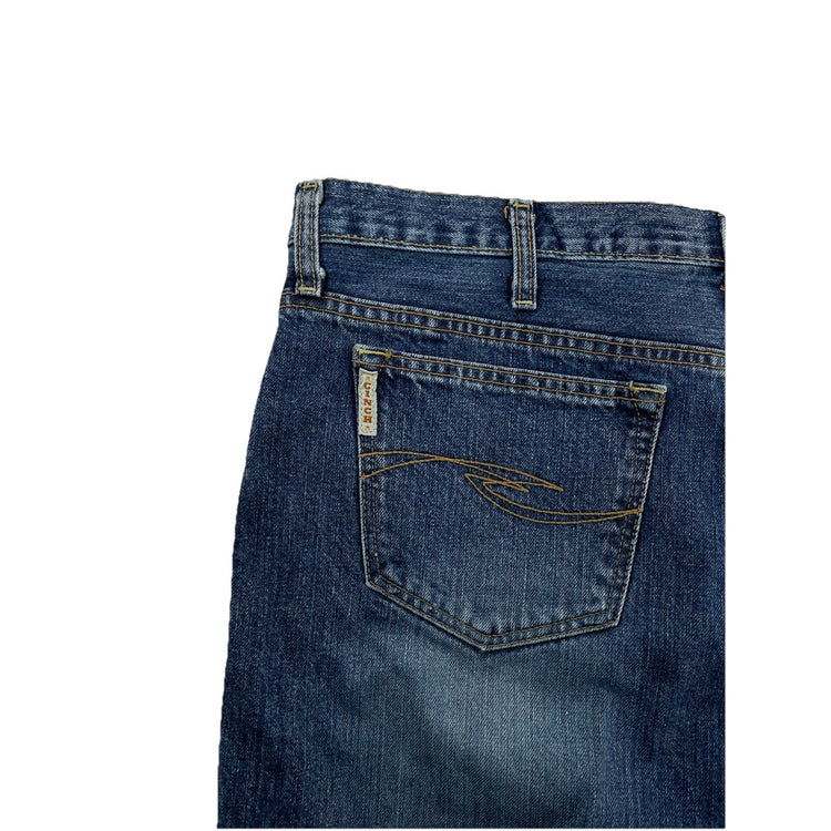 Mens CINCH straight Denim Blue Jeans Size 40x34