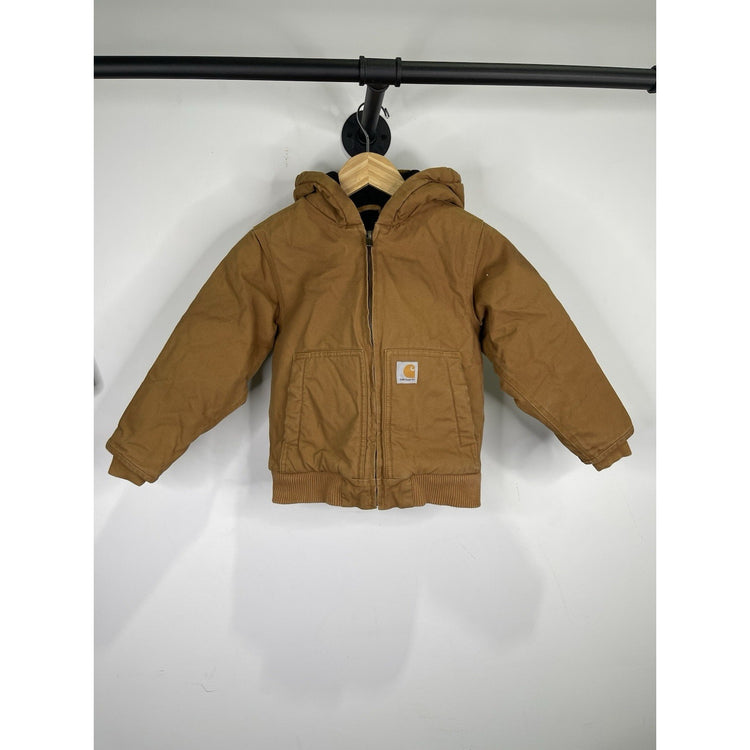 Youth Boys Carhartt Hooded Jacked Size Xs(6)