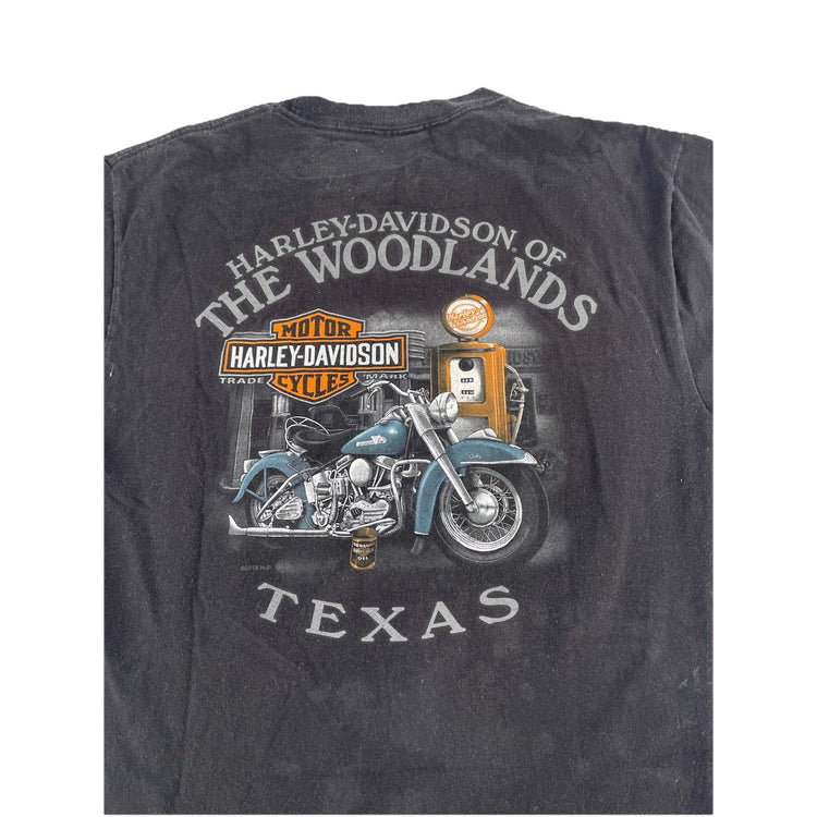 Men's Harley-Davidson The Woodlands Texas Black T-Shirt Size M