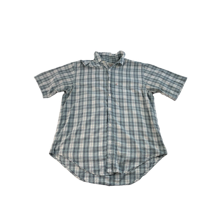Men Vintage Ralph Lauren Jeans Company Plaid Button Down Shirt M