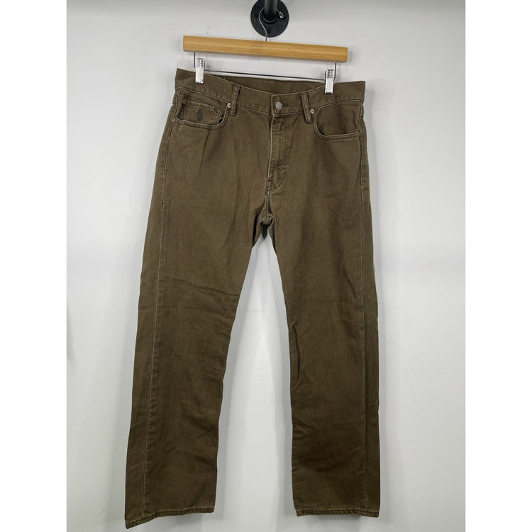 VTG Men’s Brown Polo Ralph Lauren Jeans Authentic Dungarees Denim 32x30