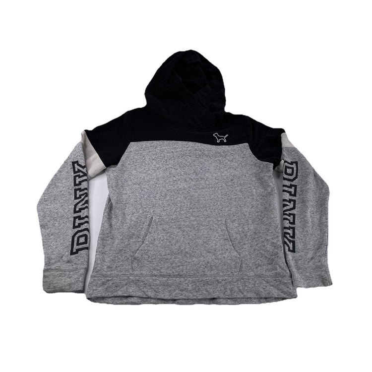 Womens Victoria Secret Gray&black Hoodie Size S/P